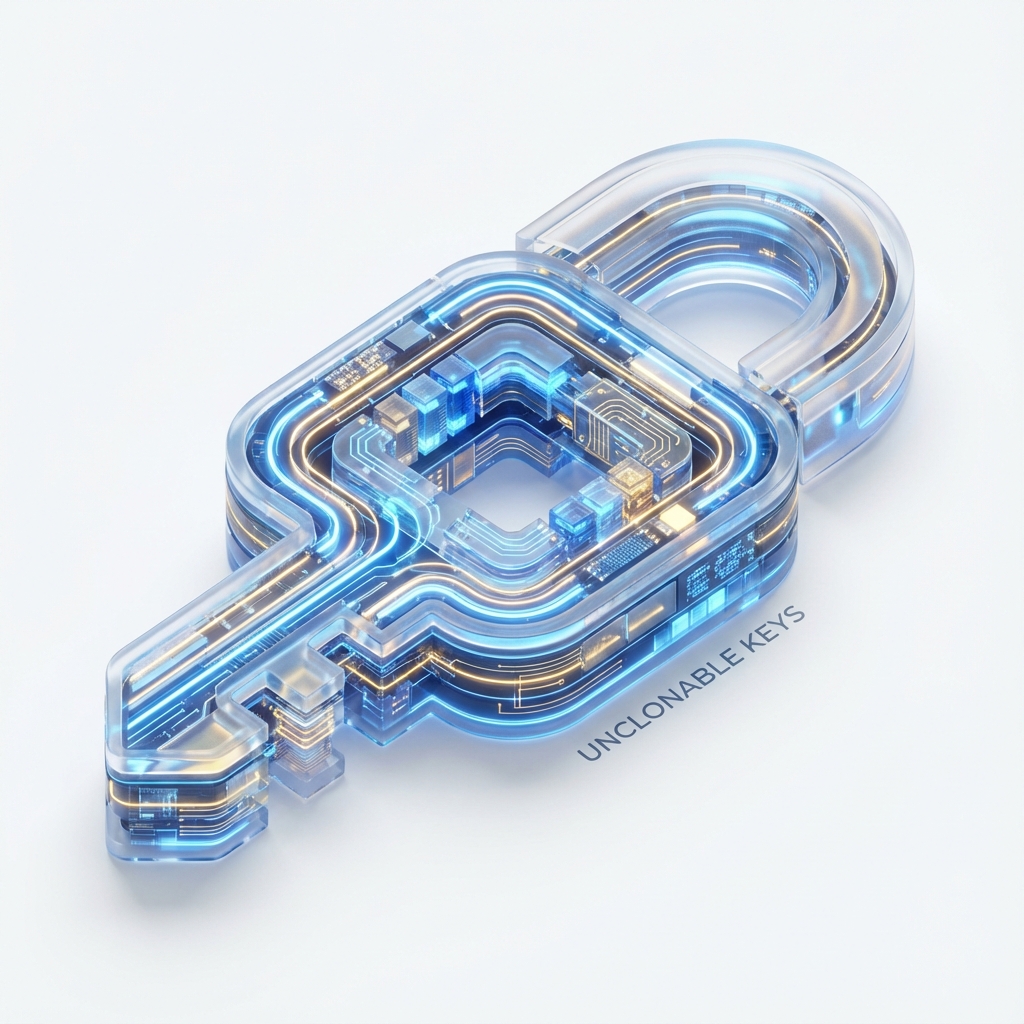 Unclonable Keys